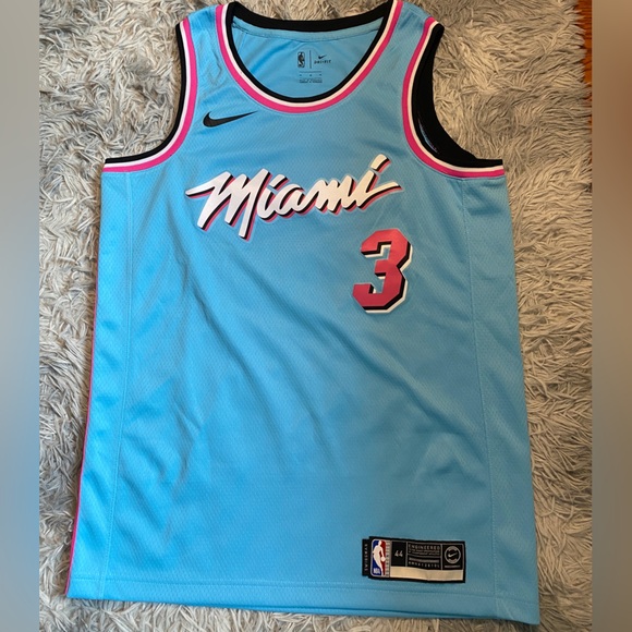 Miami Heat NIKE NBA basketball jersey Dwyane Wade #3 - Picture 1 of 6
